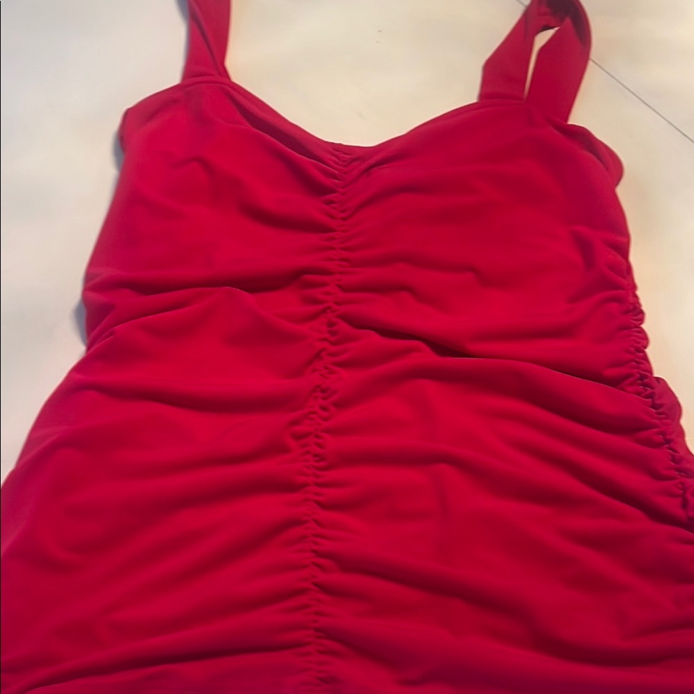 VENUS Vibrant Red Sleeveless Top